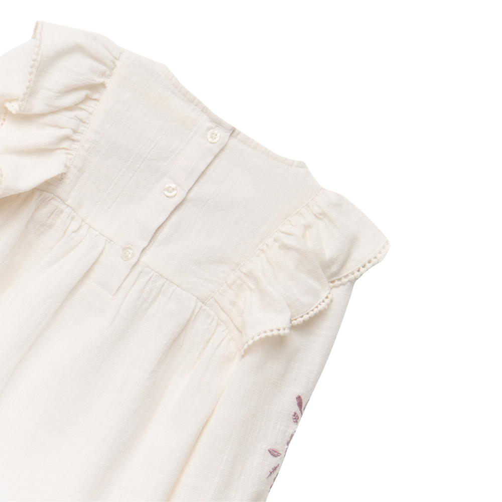 Sfera | Blusa Bordada Algodón para Niña
