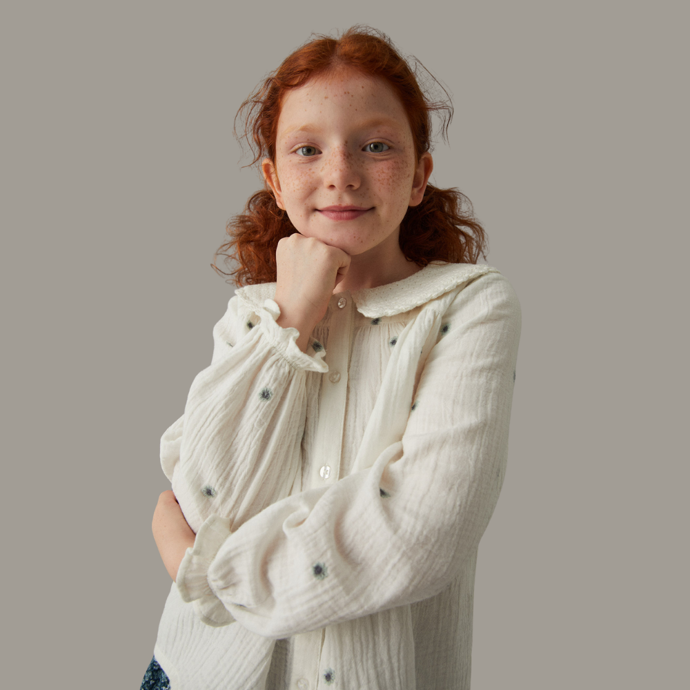 Sfera | Blusa Bambula Bordados para Niña