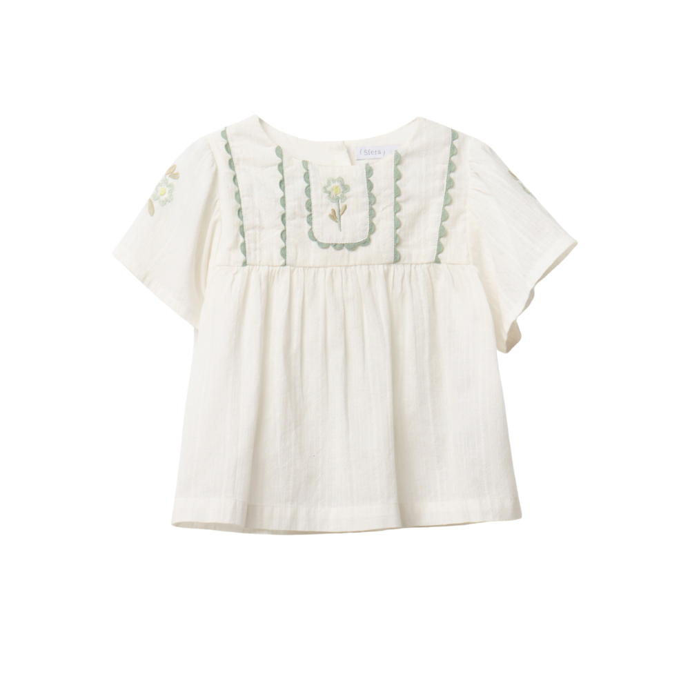 Sfera | Blusa Dobby Tape Para Niña