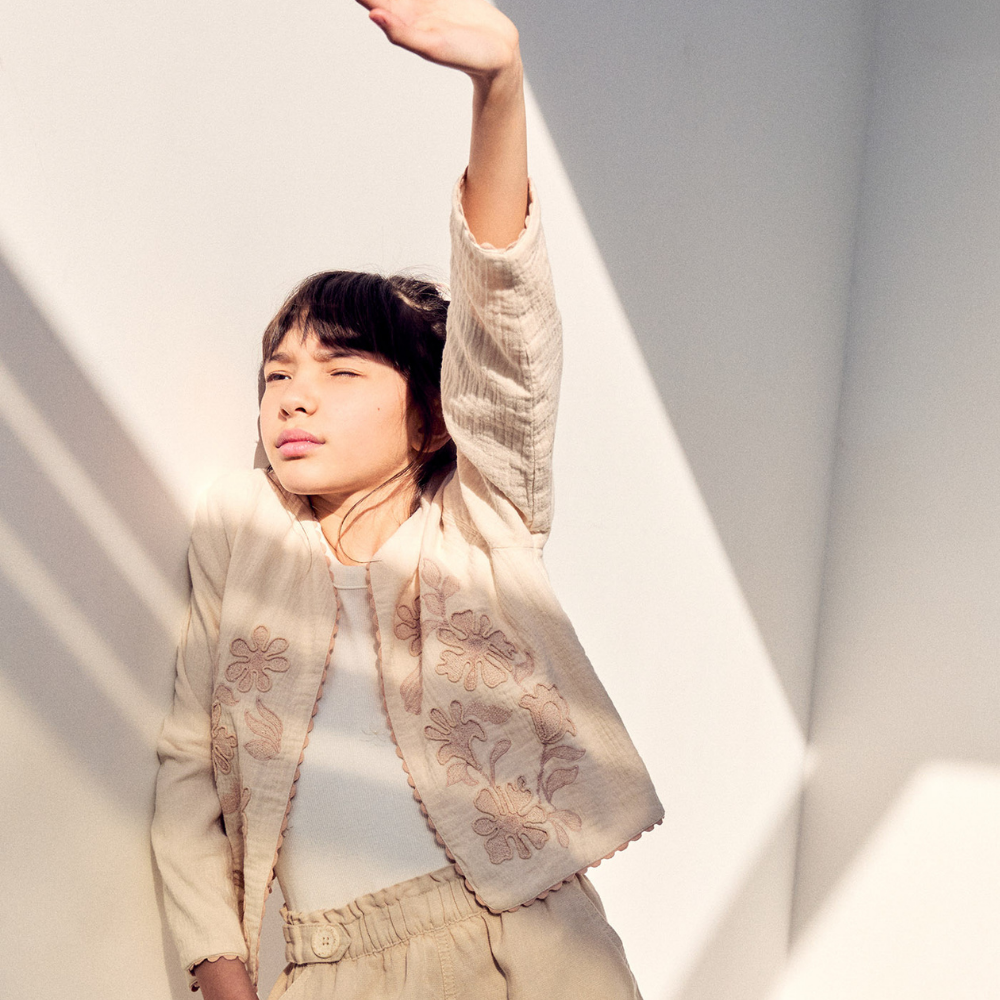 Sfera | Kimono Bámbula Bordados Para Niña