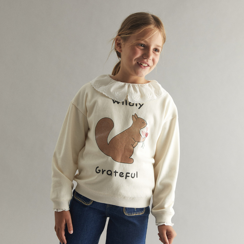 Sfera | Sudadera Ardilla para Niña
