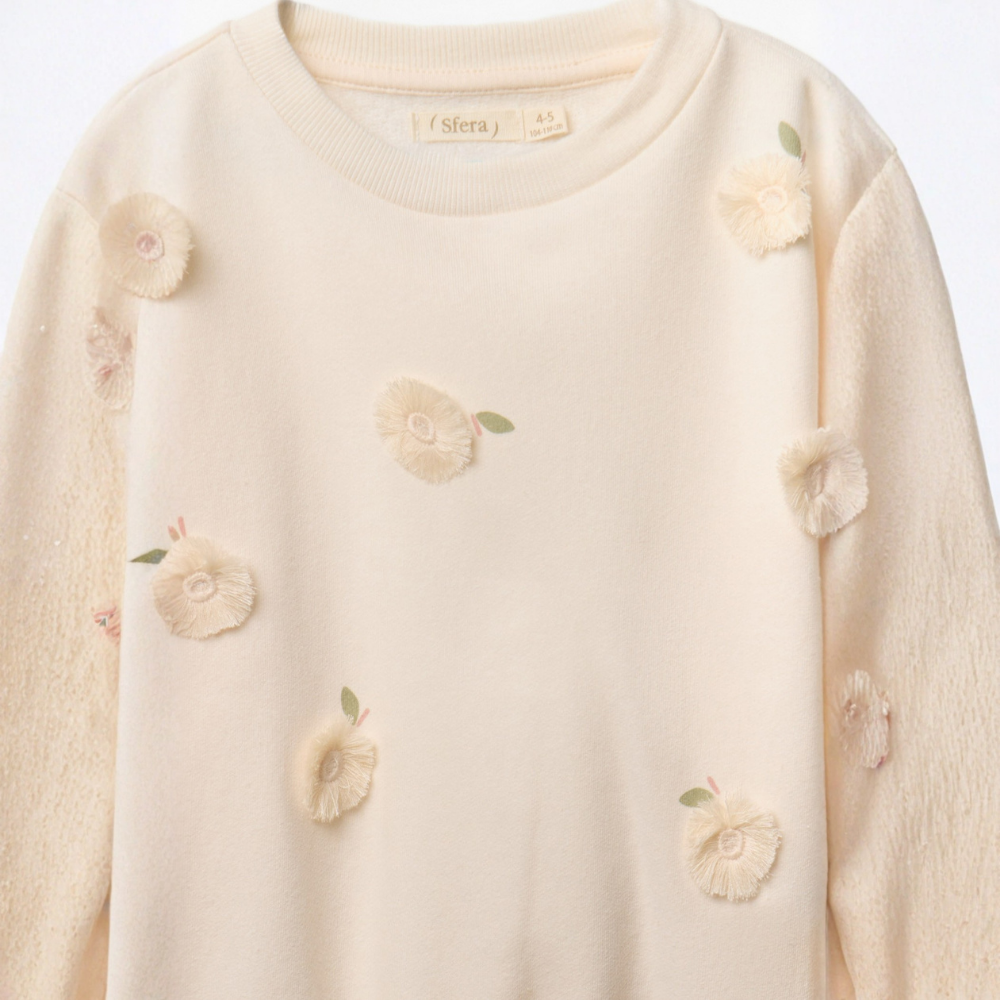 Sfera | Sudadera Manzanas Flecos