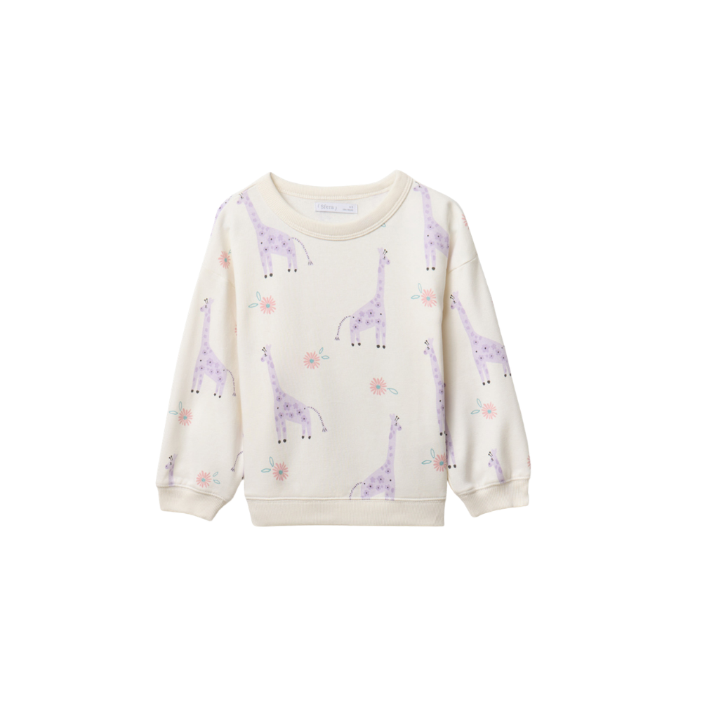 Sfera | Sudadera Estampada De Jirafa