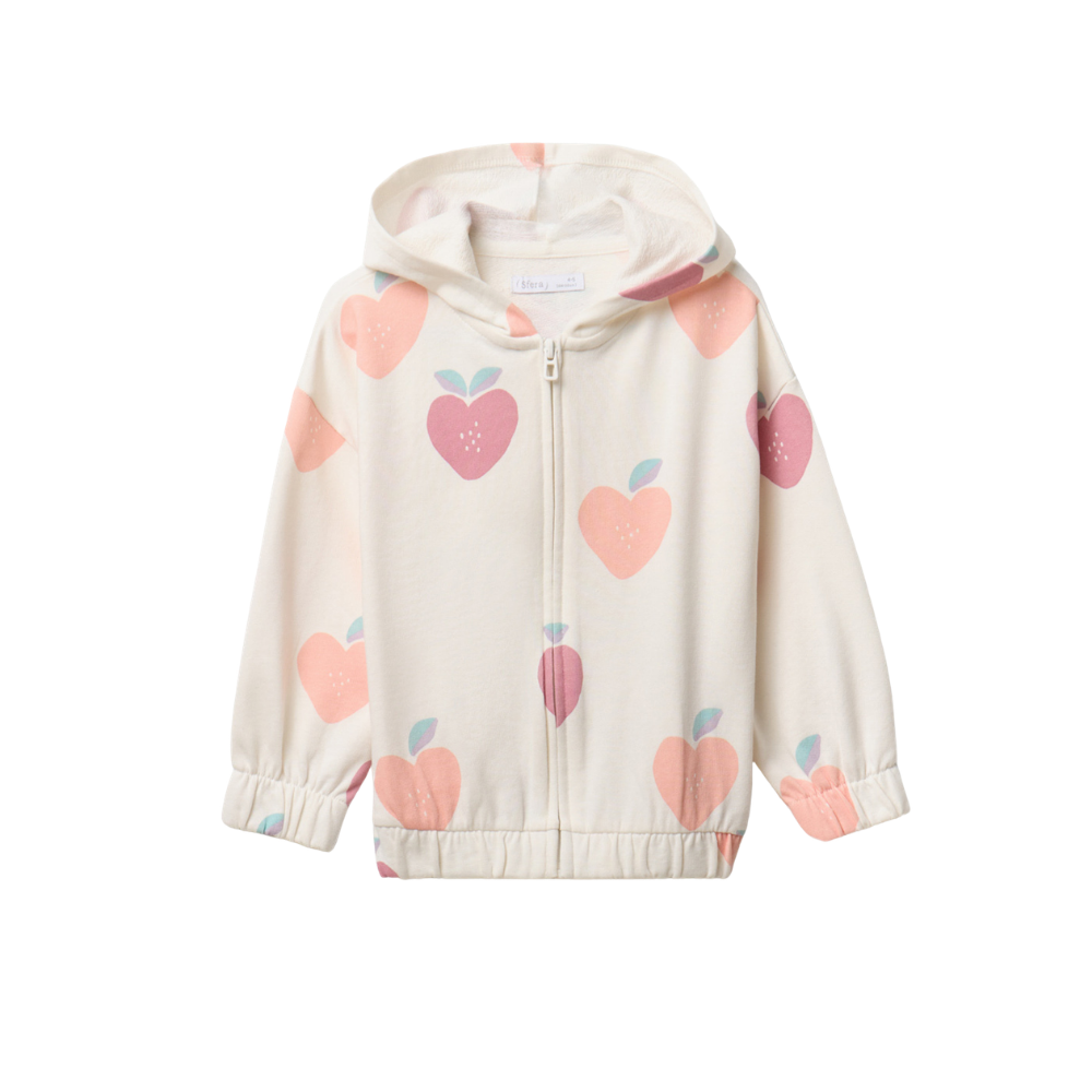Sfera | Sudadera Estampada Abierta