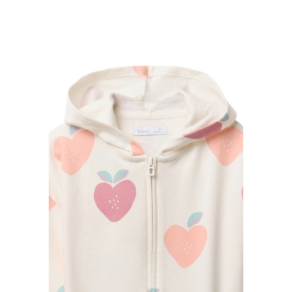 Sfera | Sudadera Estampada Abierta