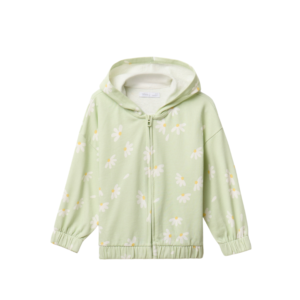 Sfera | Sudadera Estampada Abierta