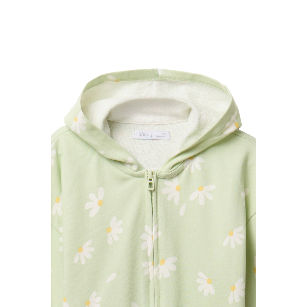 Sfera | Sudadera Estampada Abierta