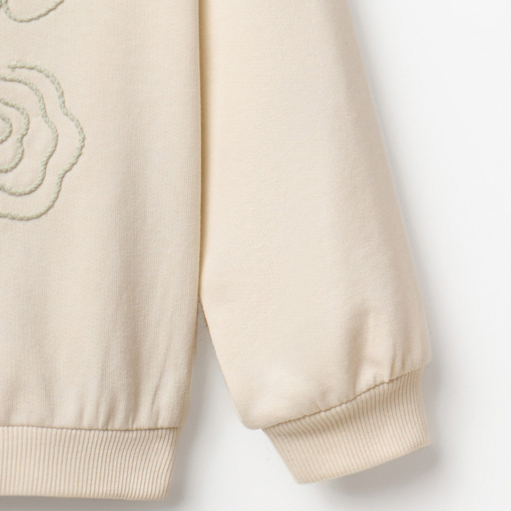 Sfera | Sudadera Flores Cordón Para Niña