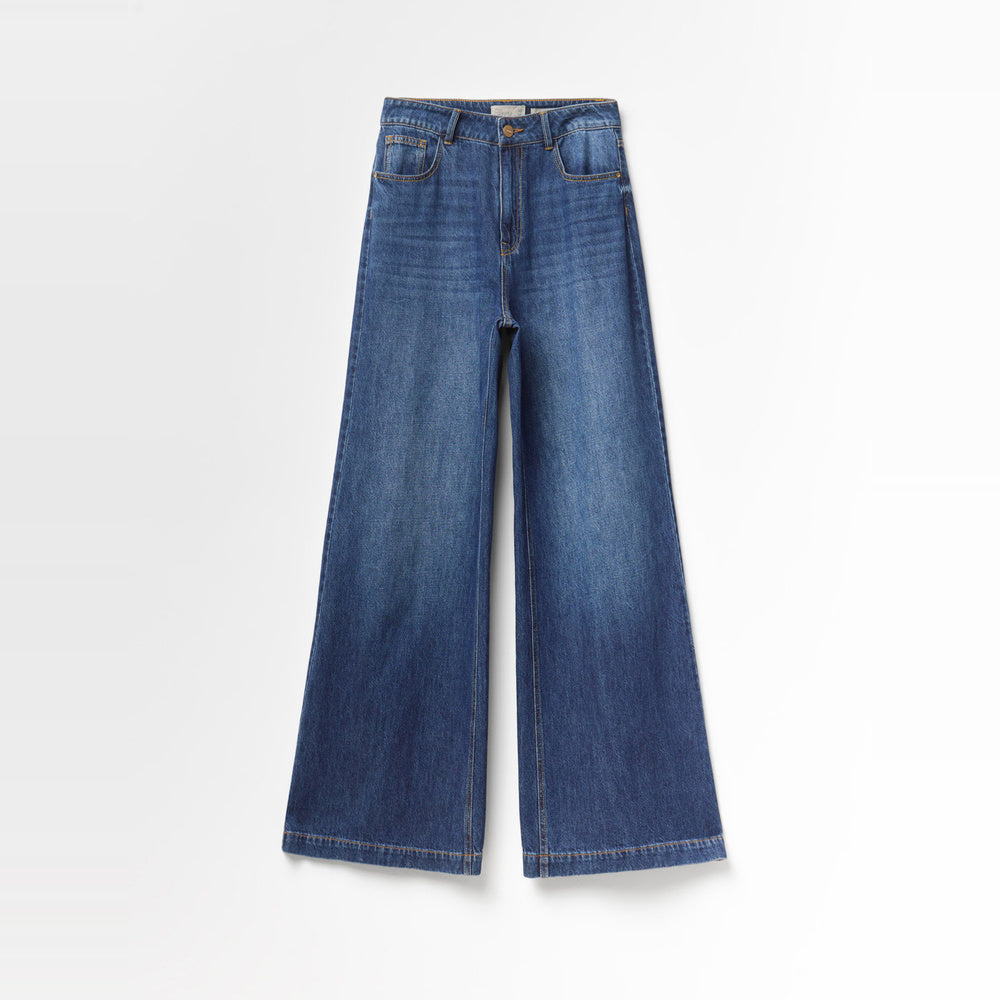 Sfera | Pantalones Vaqueros Palazzo de Cintura para Dama
