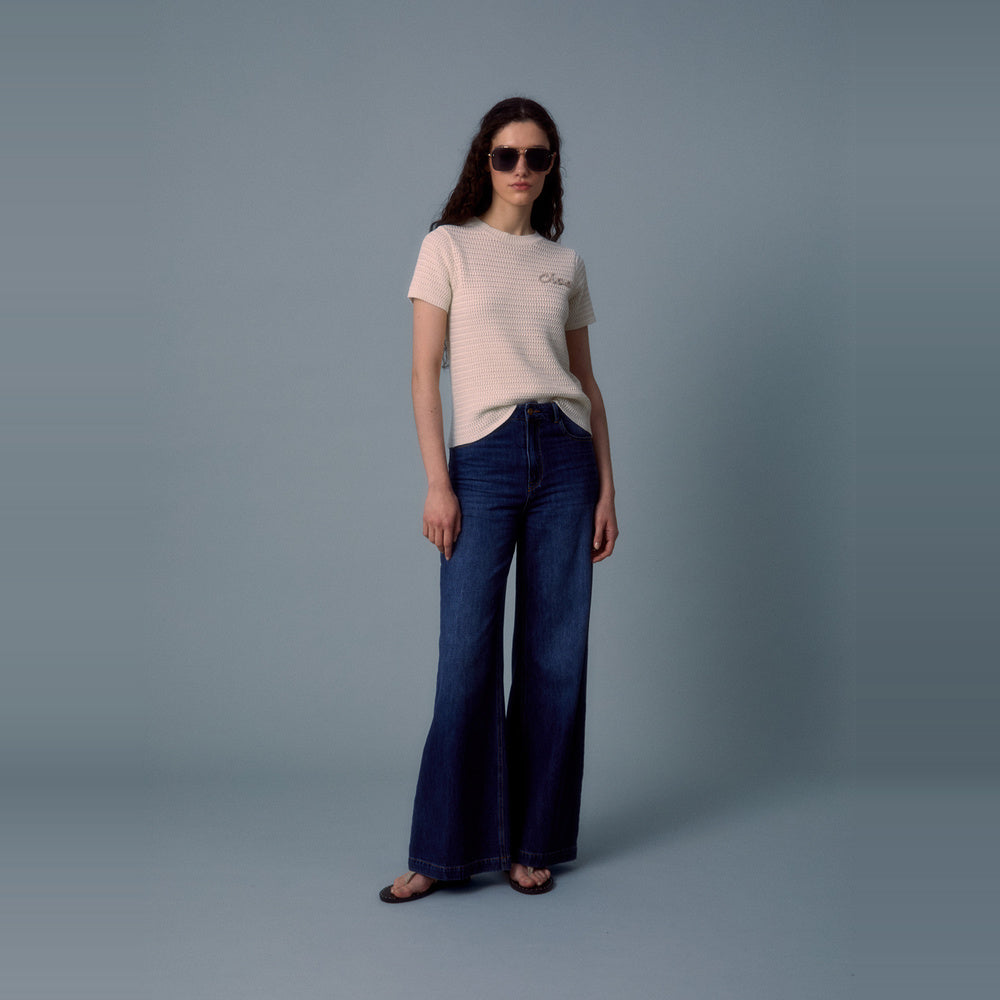 Sfera | Pantalones Vaqueros Palazzo de Cintura para Dama