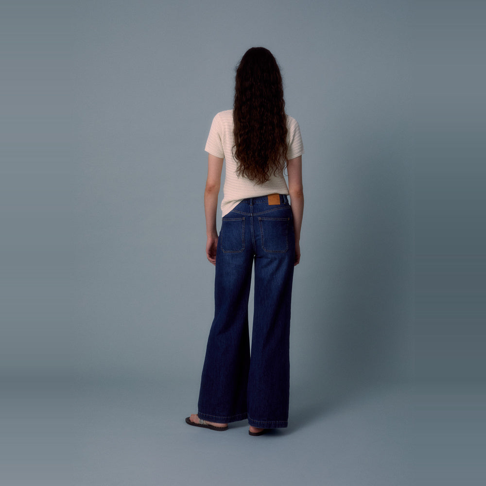 Sfera | Pantalones Vaqueros Palazzo de Cintura para Dama