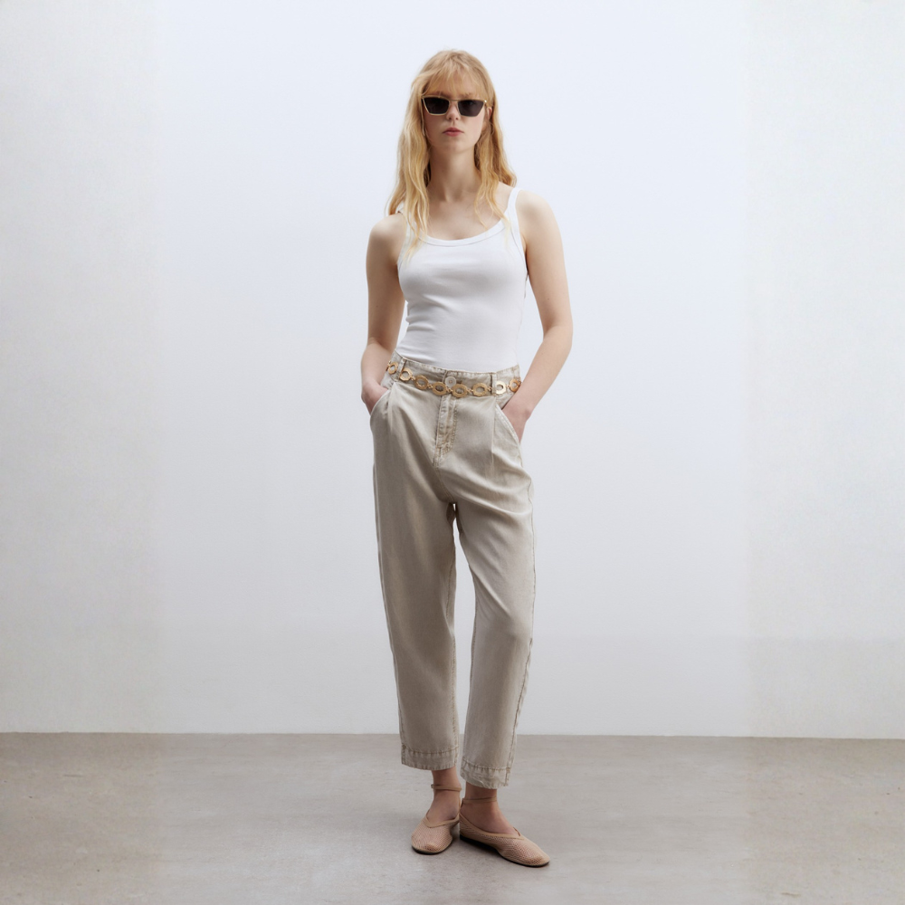 Sfera | Jeans Baggy Elástico para Dama