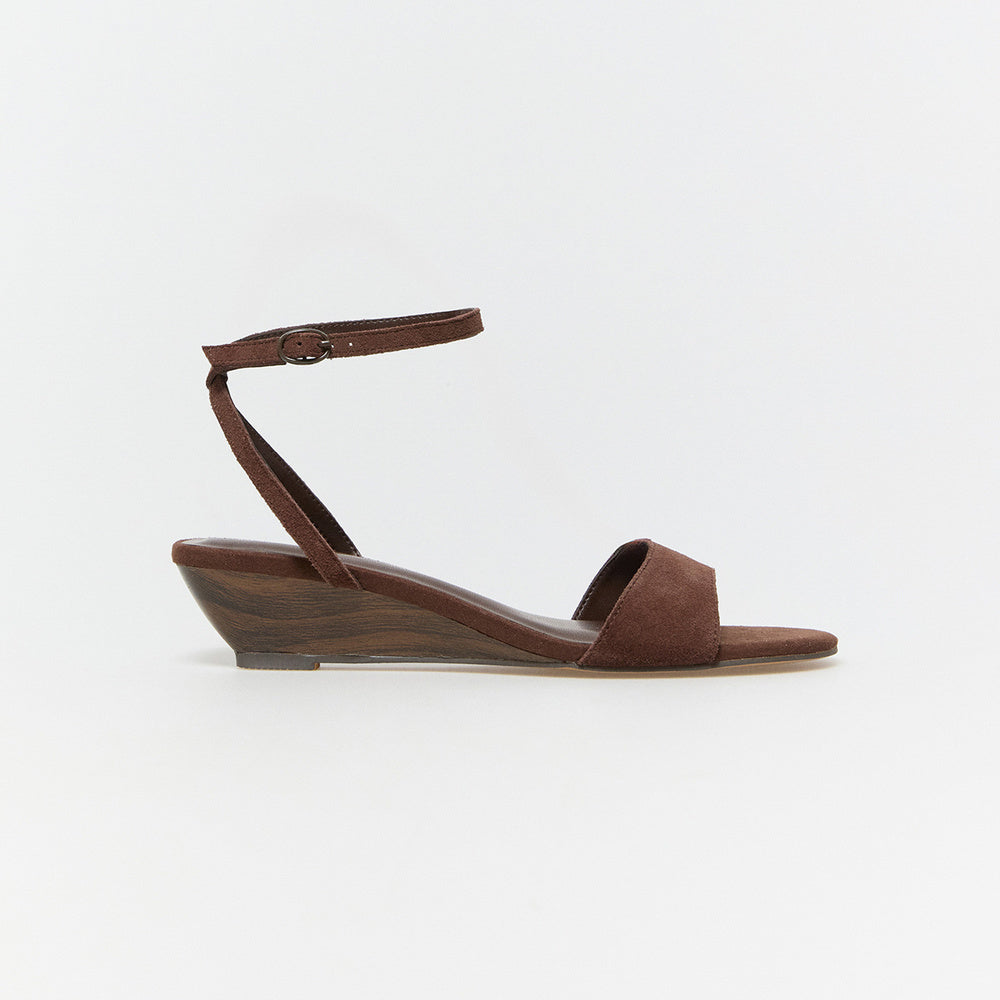 Sfera | Sandalia con Cuñita de Madera para Dama