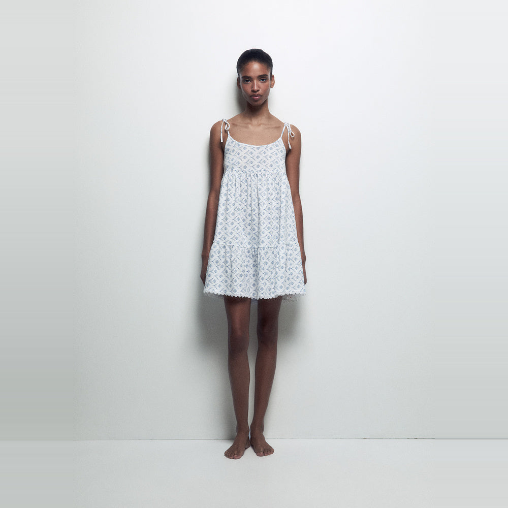 Sfera | Camisón Tirantes Estampado para Dama