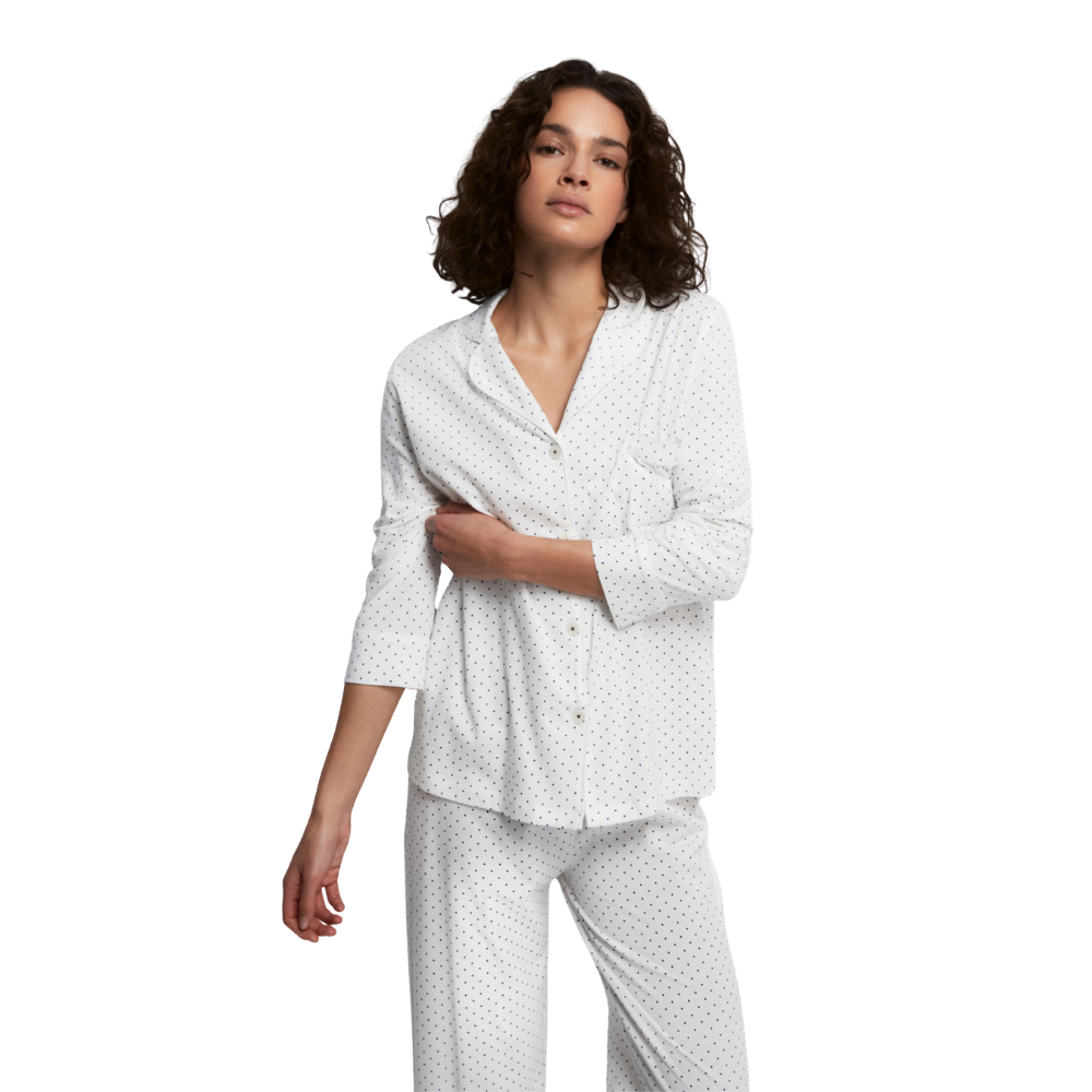 Sfera | Pijama Largo Solapa Para Dama