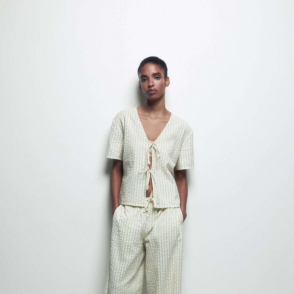 Sfera | Pijama Largo de Solapa para Dama
