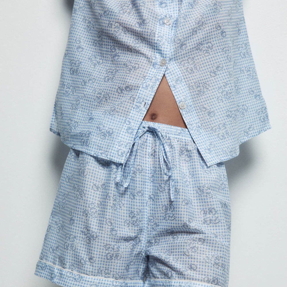 Sfera | Pijama Corto con Solapa para Dama