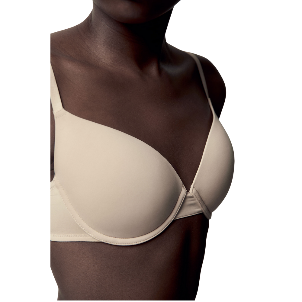 Sfera Brasier de microfibra con aro y relleno Beige