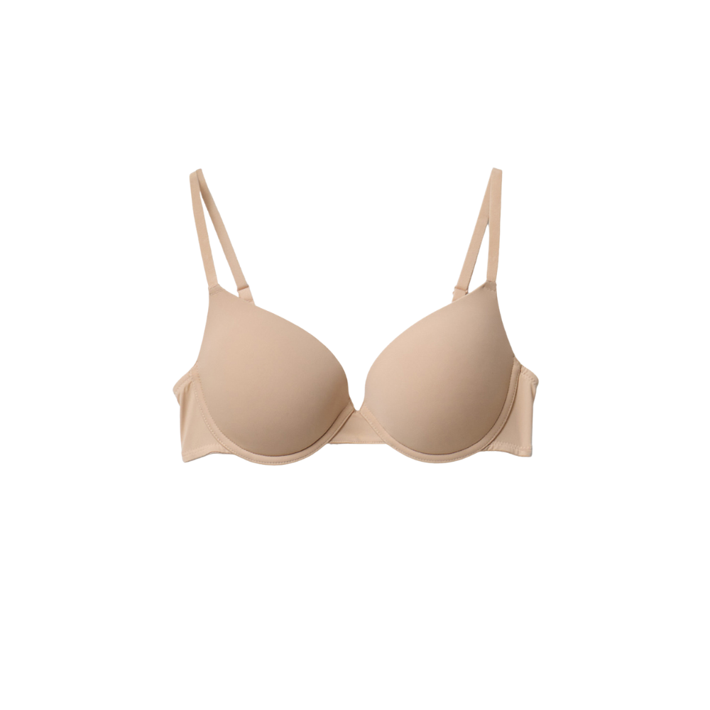 Sfera Brasier de microfibra con aro y relleno Beige