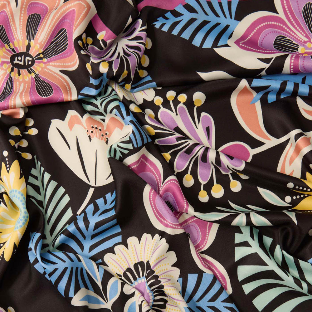 Sfera | Bandana Flores Oscura para Dama
