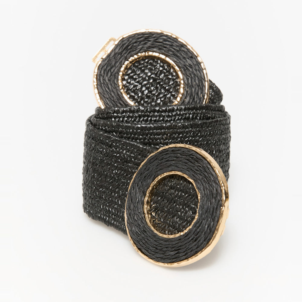 Sfera | Cinturón Rafia Aplique