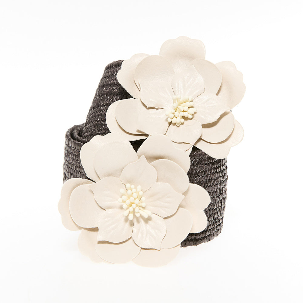 Sfera | Cinturón Rafia Flores