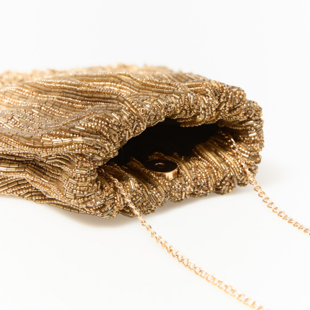 Sfera | Pouch beads flecos para dama