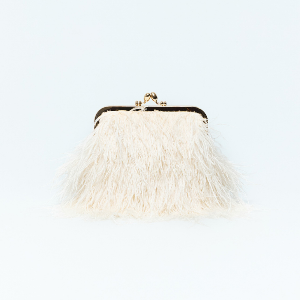 Sfera | Bolso plumas cadena para dama