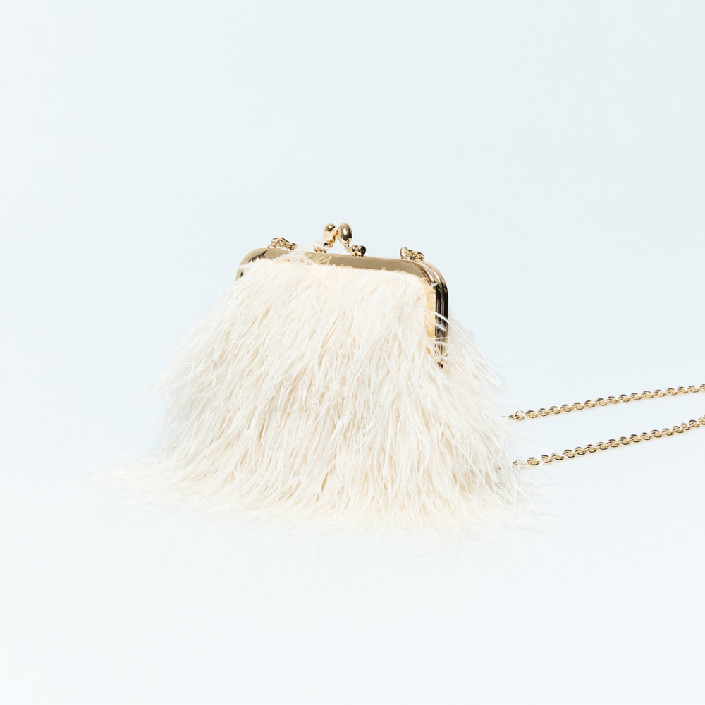 Sfera | Bolso plumas cadena para dama