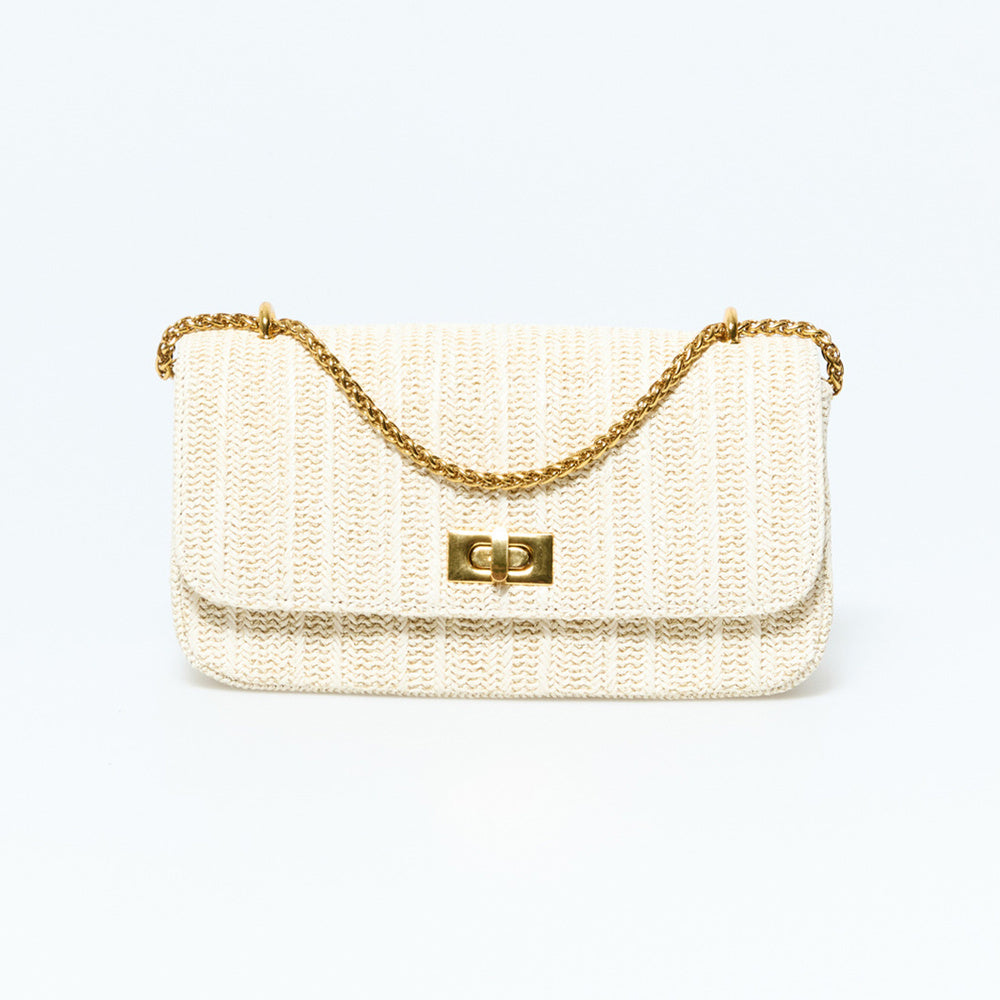 Sfera | Crossbody Rafia Broche