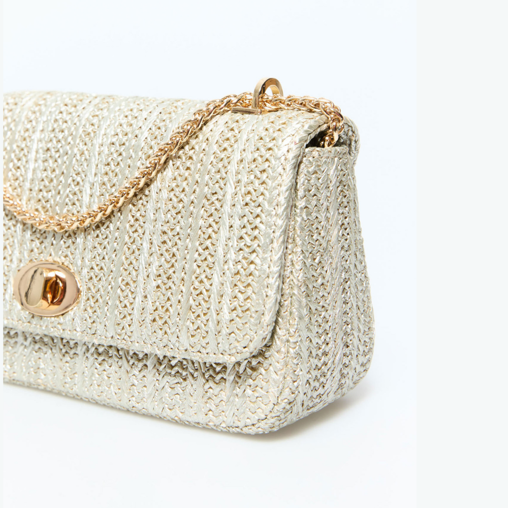 Sfera | Crossbody rafia para dama