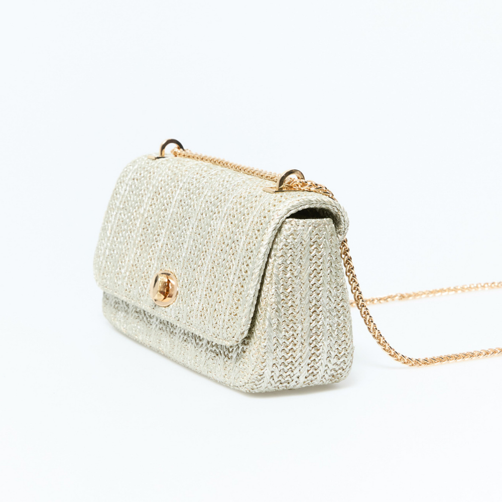 Sfera | Crossbody rafia para dama