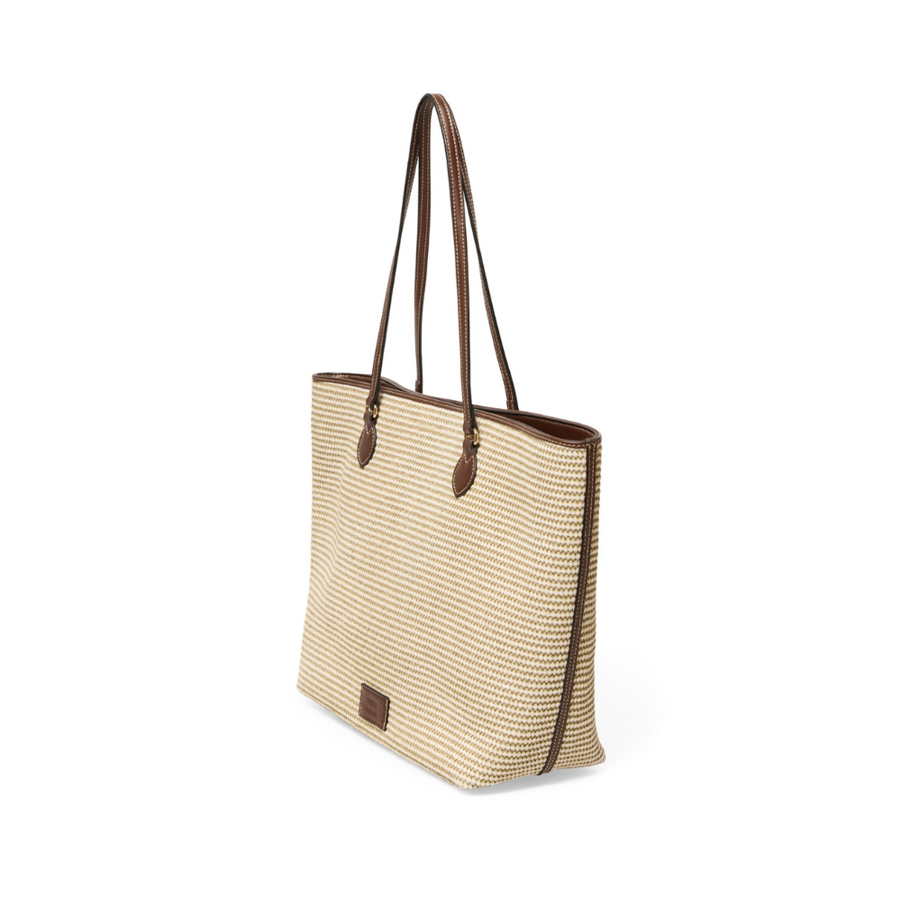 Sfera | Shopper rafia natural par dama