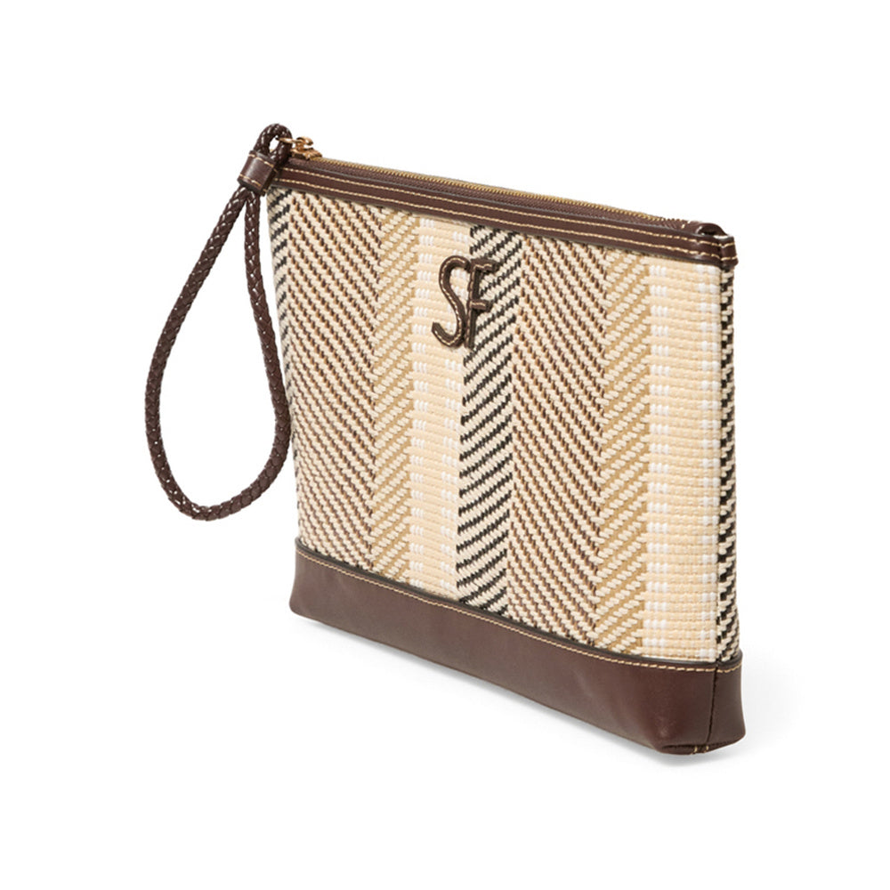 Sfera | Cartera Rafia Rayas
