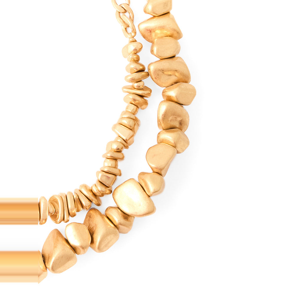 Sfera | Choker Multipiedras Doradas