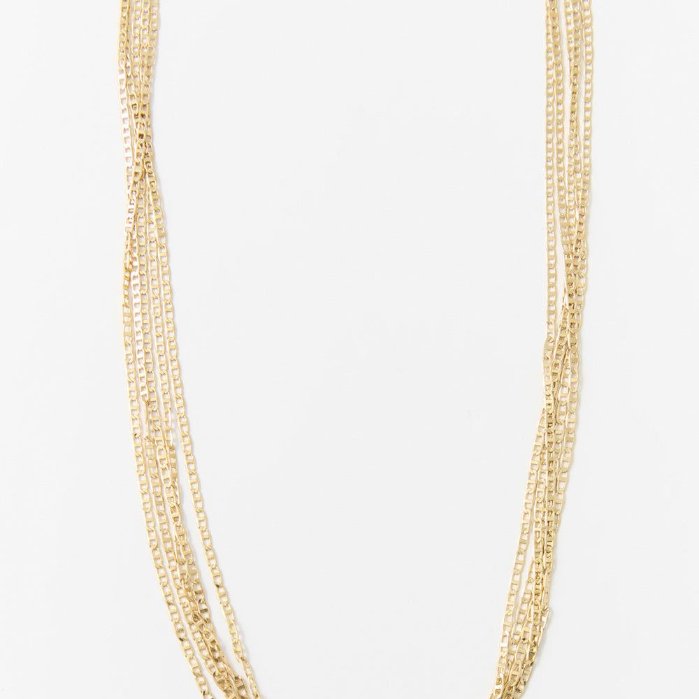 Sfera | Choker Multicadenitas Bañadas