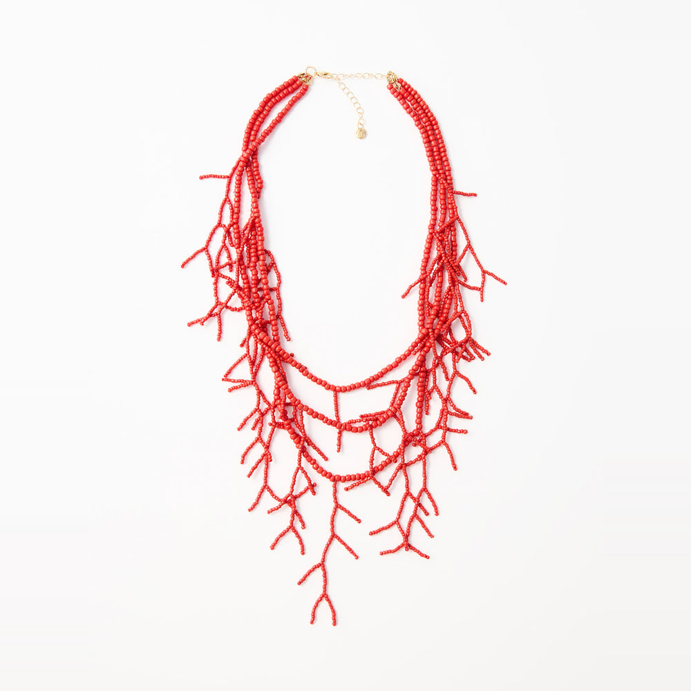 Sfera | Choker Coral Multifilas