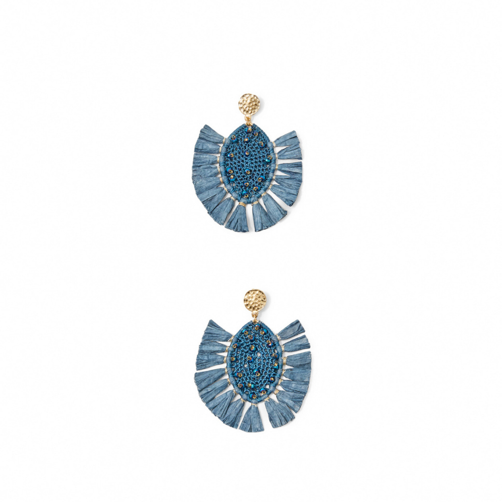 Sfera | Pendientes Rafia Crochet