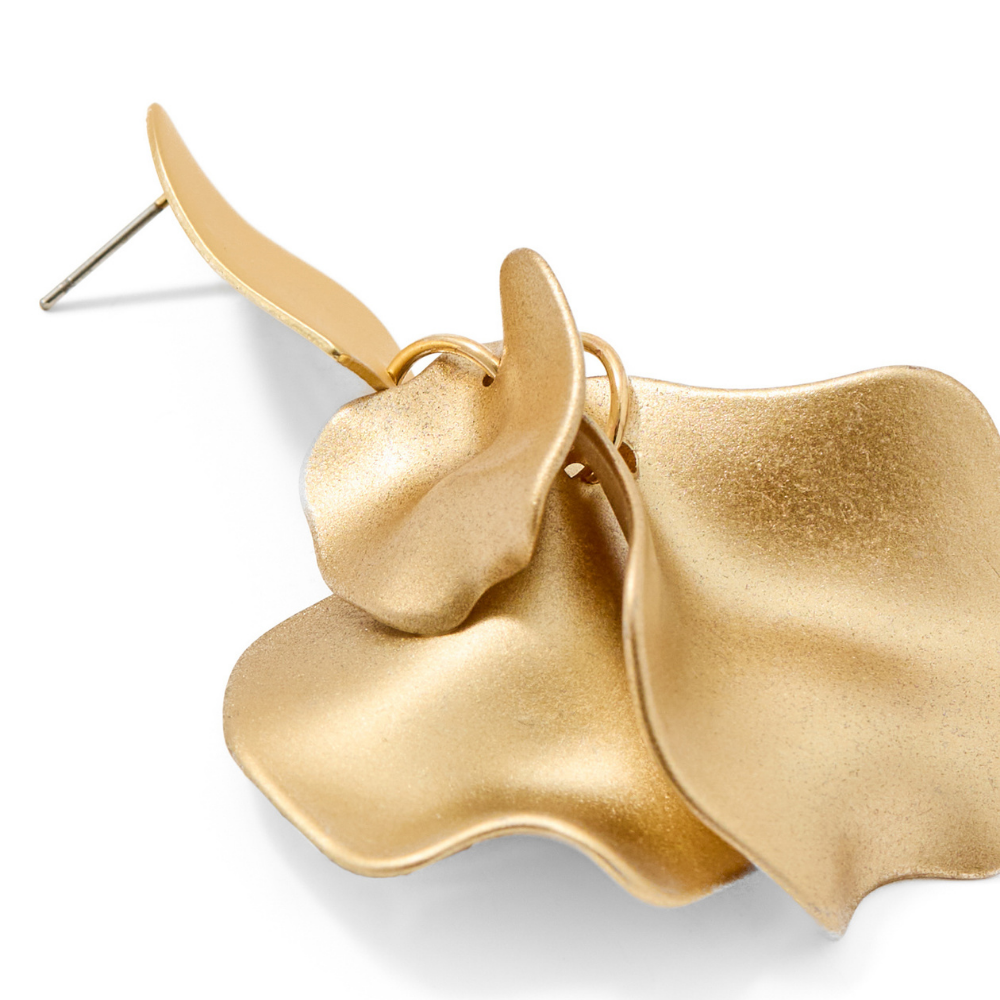 Sfera | Pendientes Pétalos Dorados