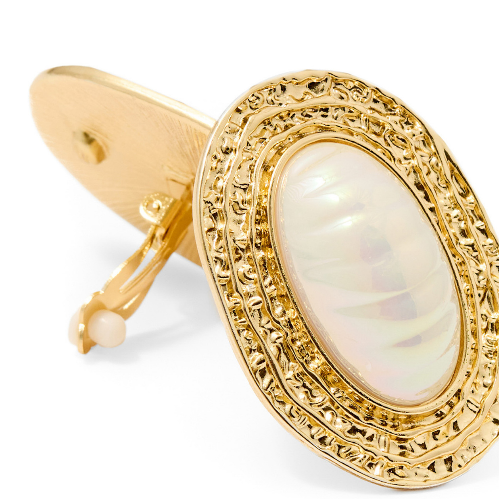 Sfera | Pendientes Escudo Perla