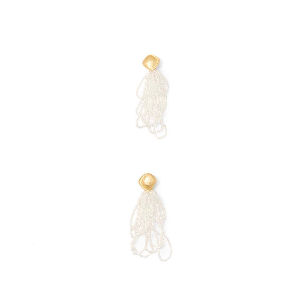 Sfera | Pendientes Flecos Cuentas