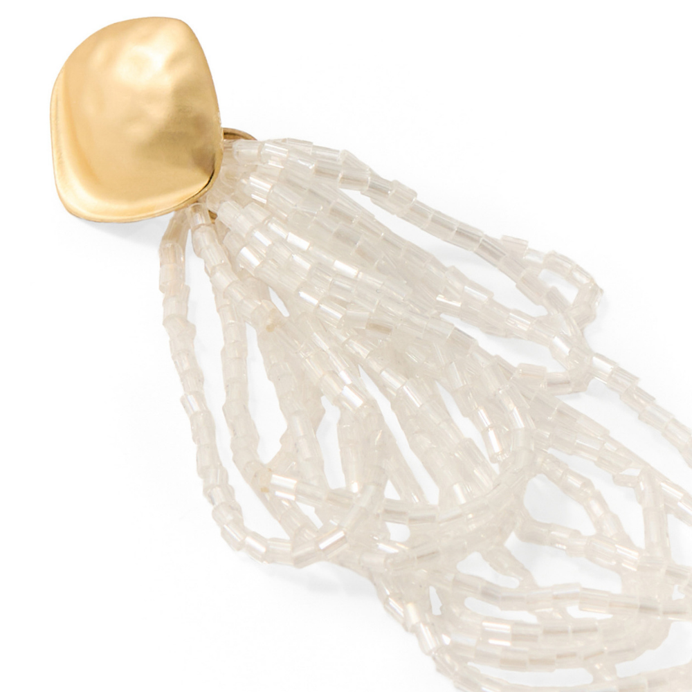Sfera | Pendientes Flecos Cuentas