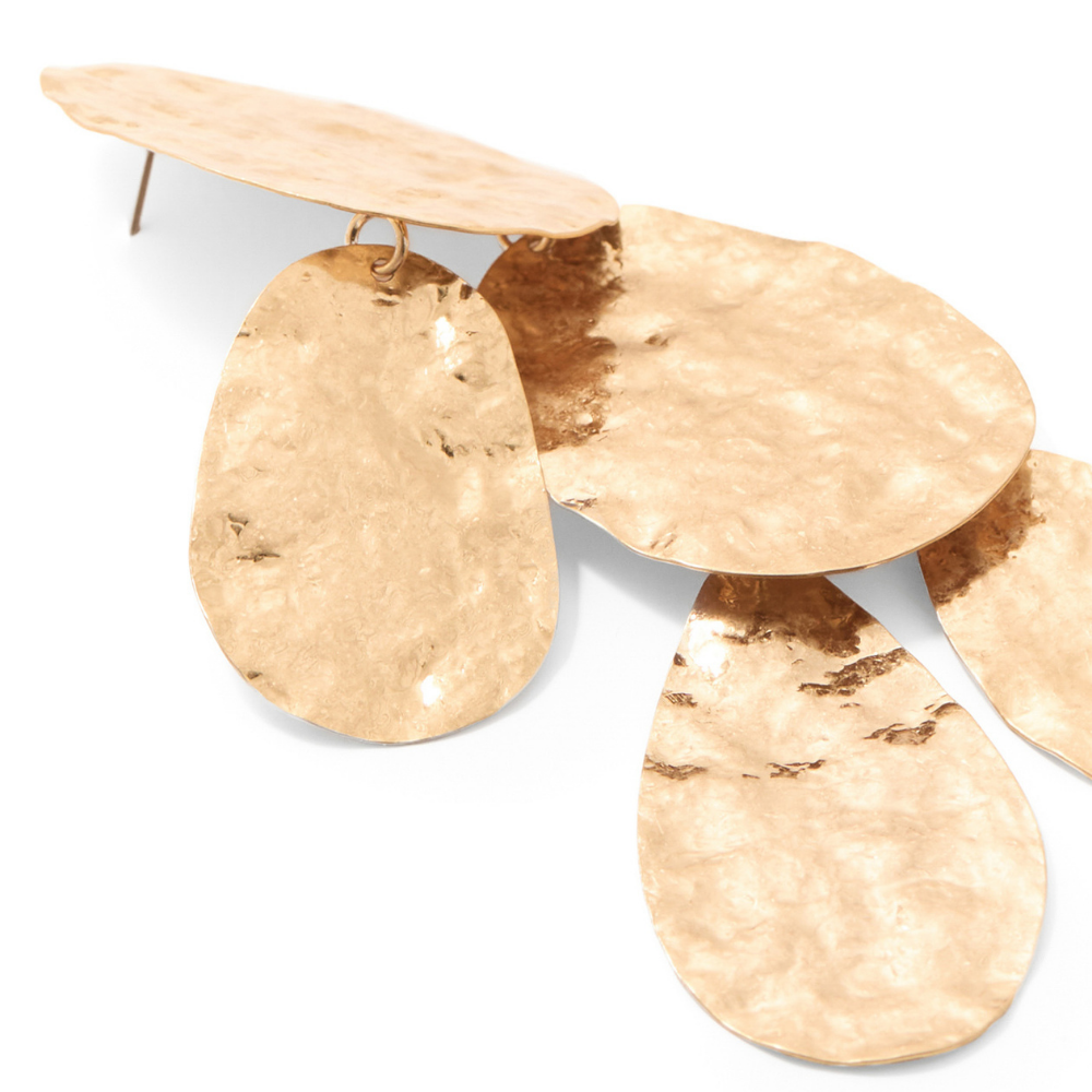 Sfera | Pendientes Plumas Metal