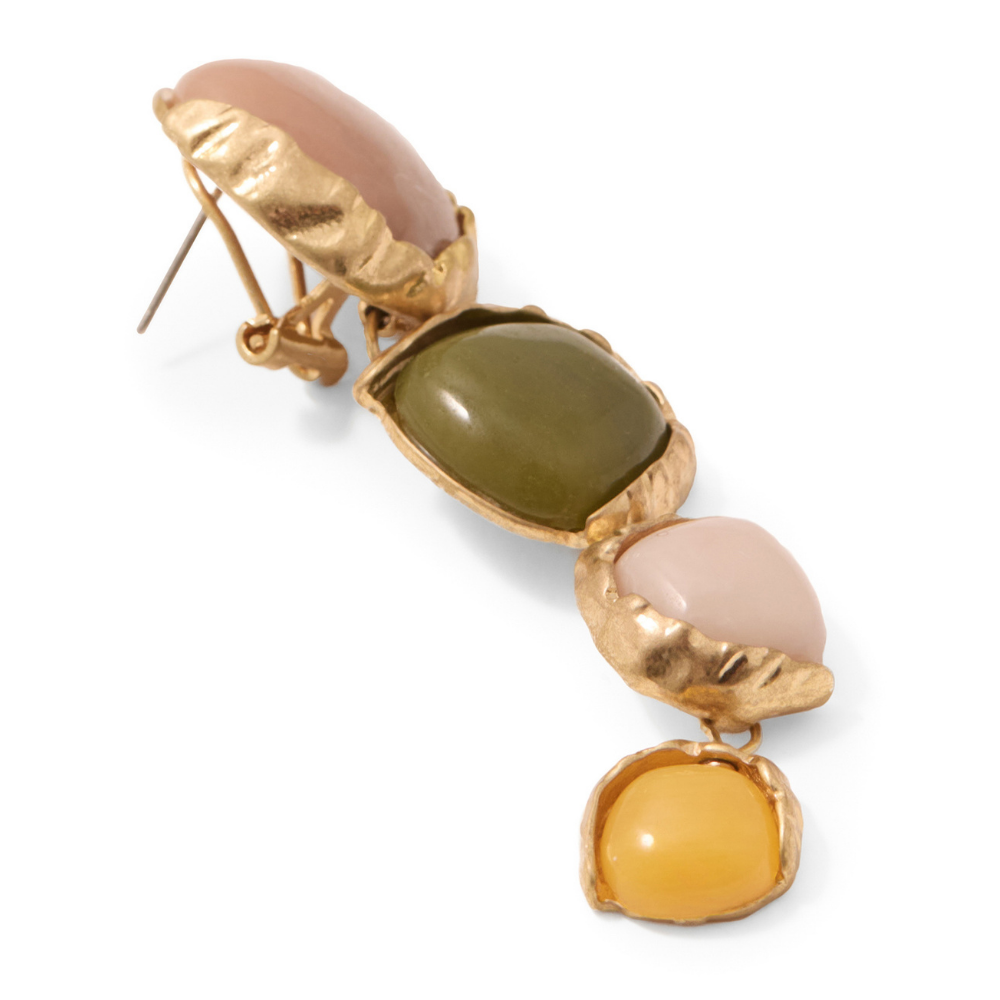 Sfera | Pendientes Largos Maxipiedras