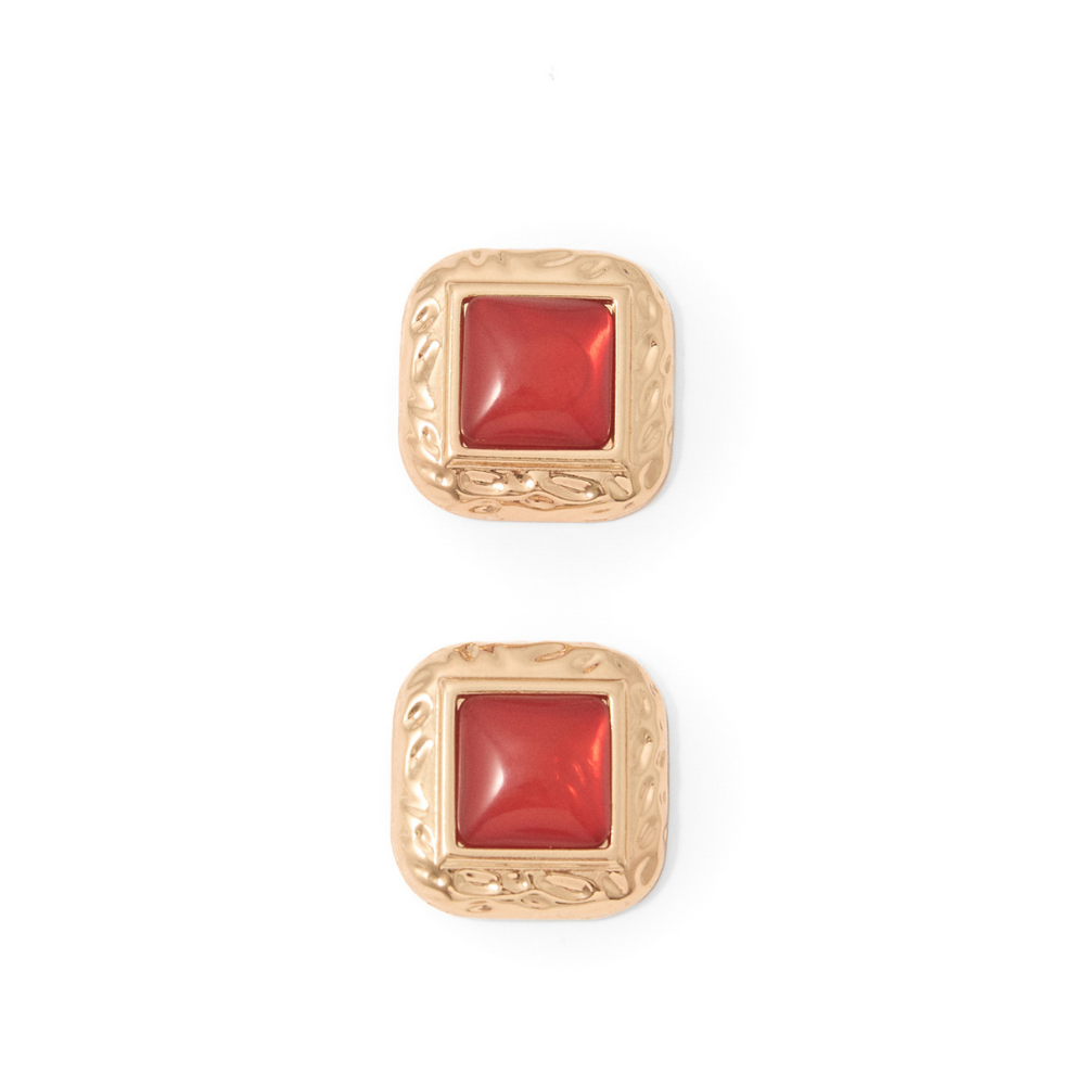 Sfera  | Pendientes Maxipiedra Cuadrada