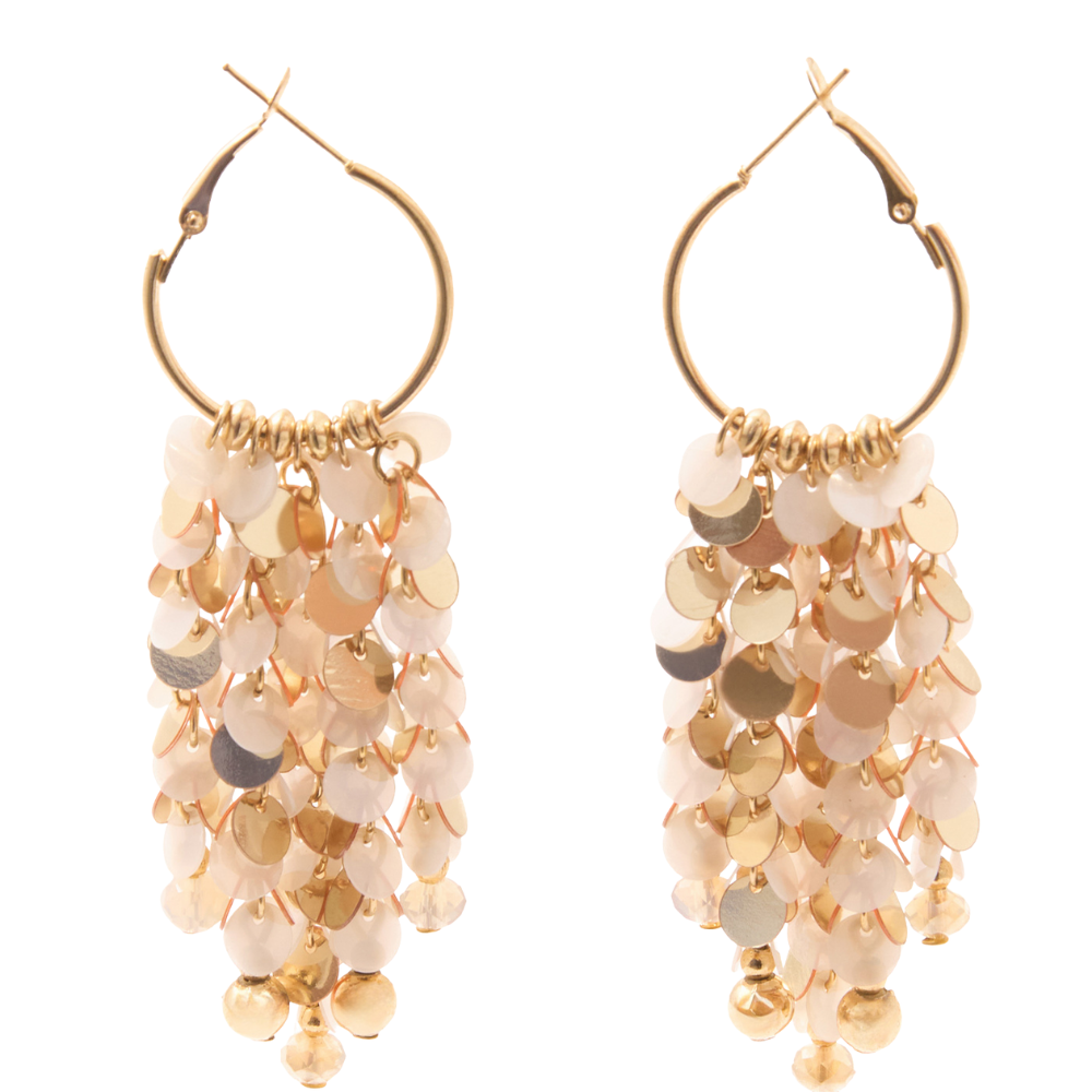 Sfera  |  Aros cascada lentejuelas