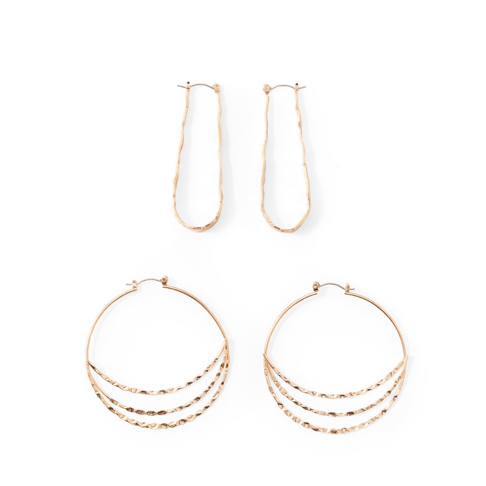 Sfera | Set Pendientes Metal