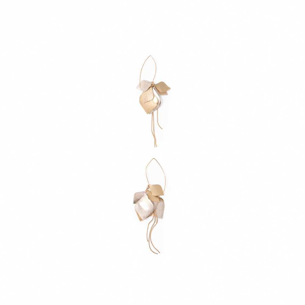 Sfera | Pendientes Pétalos Metal