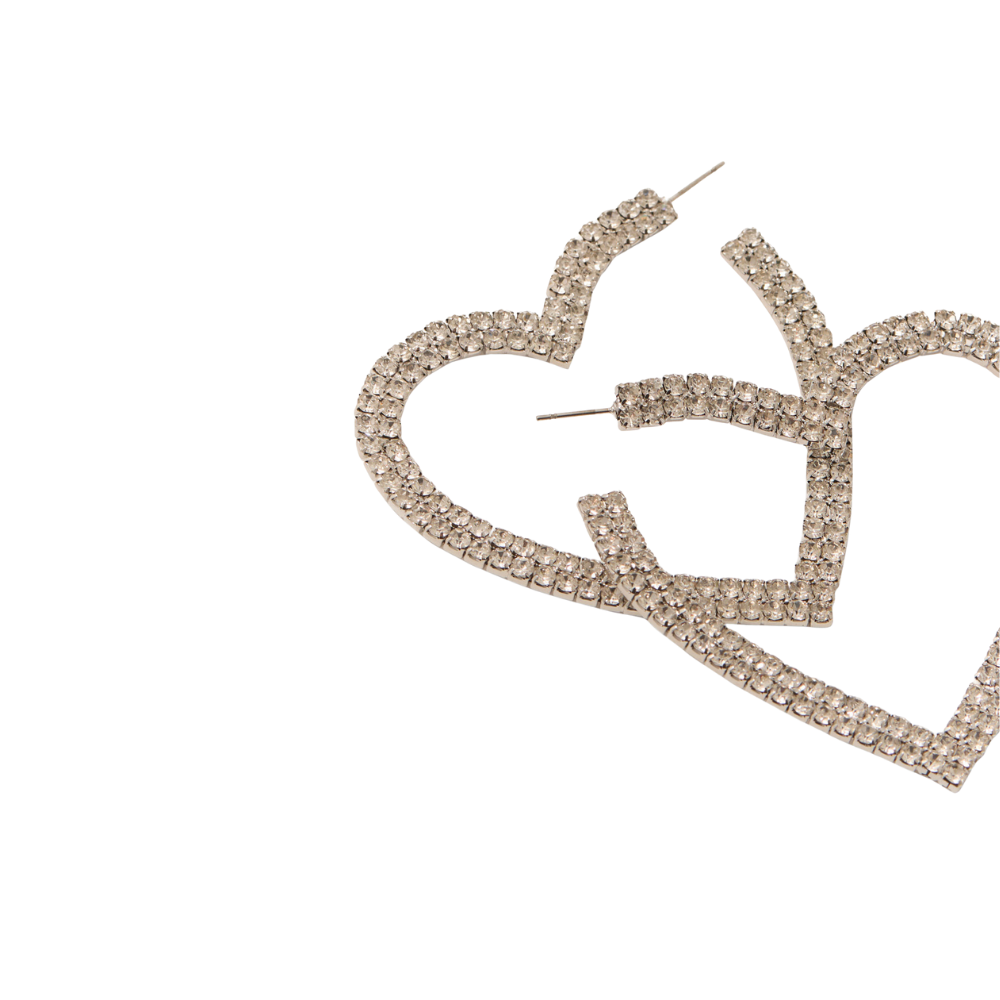 Sfera  |  Aros corazón brillos