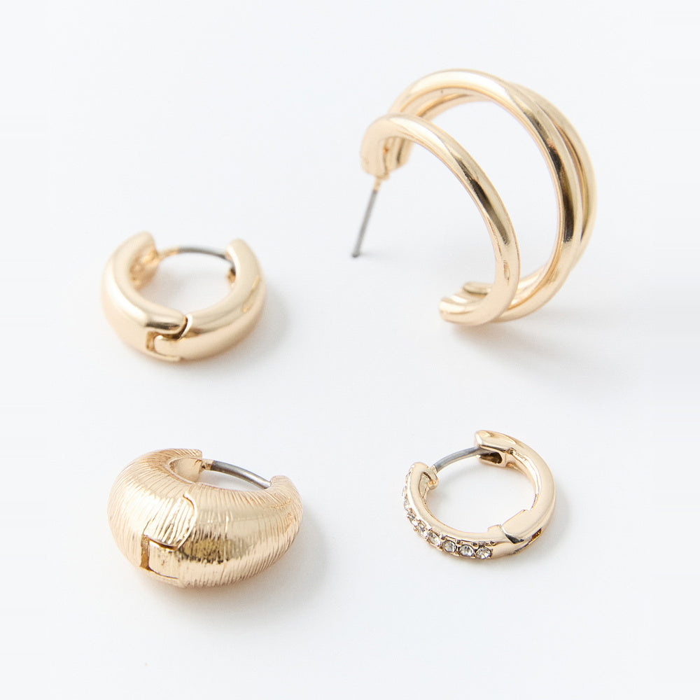 Sfera | Set 4 Aritos Metal